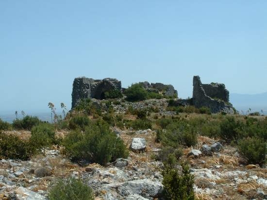 les ruines du chateau d'Opoul