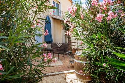 Gîte Moulin : Terrasse